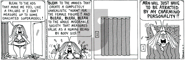 Cathy Classics on Wednesday June 7, 1995 Comic Strip