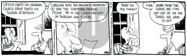 The Buckets on Monday December 18, 2006 Comic Strip