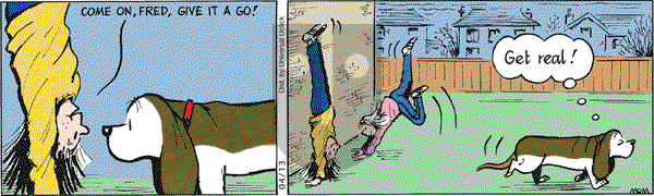 Fred Basset on Tuesday April 13, 2010 Comic Strip