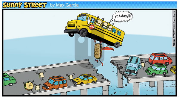 Sunny Street on Friday October 18, 2013 Comic Strip