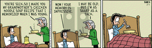 Grand Avenue on Thursday February 1, 2018 Comic Strip