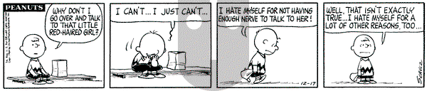 Peanuts - Thursday December 17, 1964 Comic Strip
