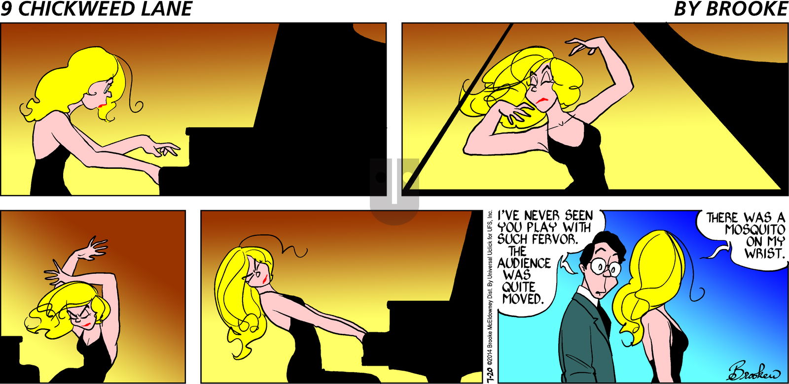 9 Chickweed Lane on Sunday July 20, 2014 Comic Strip