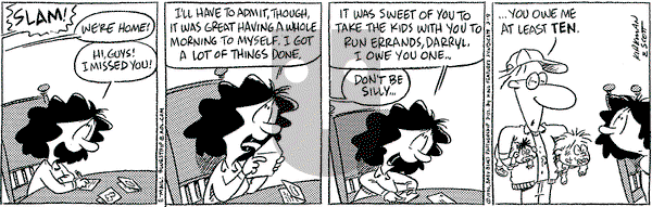 Baby Blues on Saturday March 9, 1996 Comic Strip