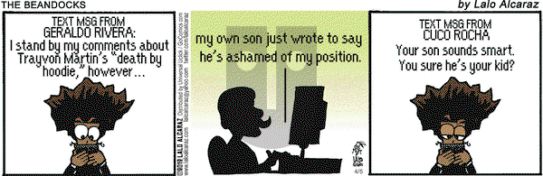 La Cucaracha on Thursday April 5, 2012 Comic Strip