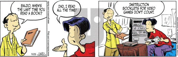 Baldo - Monday November 23, 2009 Comic Strip