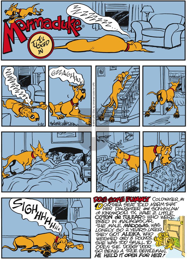 Marmaduke on Sunday May 20, 2012 Comic Strip