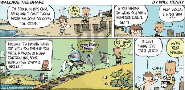Wallace the Brave - Sunday August 18, 2019 Comic Strip