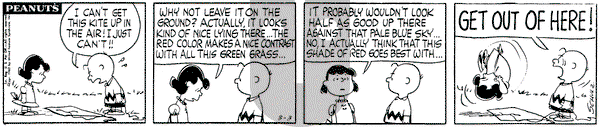Peanuts on Saturday March 3, 1962 Comic Strip