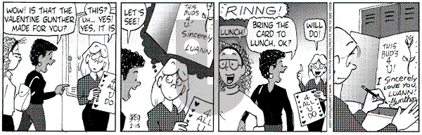Luann on Thursday February 15, 2001 Comic Strip