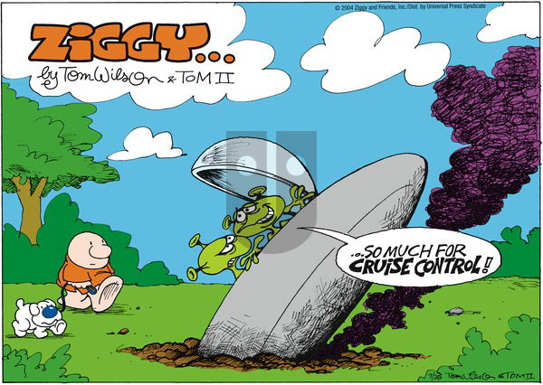 Ziggy on Sunday July 25, 2004 Comic Strip