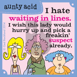 Aunty Acid on Sunday July 13, 2014 Comic Strip