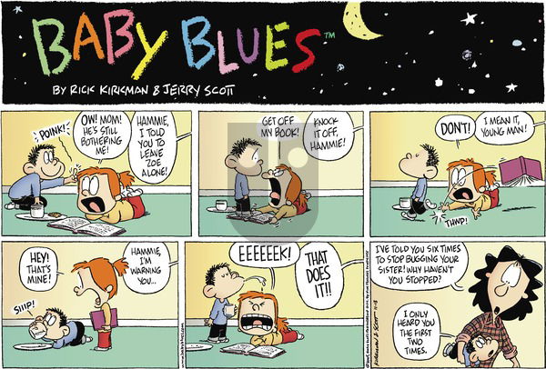 Baby Blues on Sunday November 13, 2005 Comic Strip