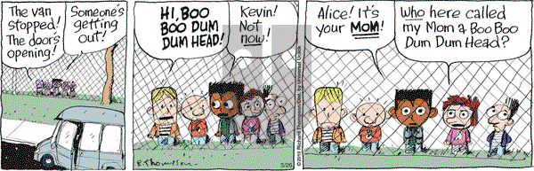 Cul de Sac on Thursday March 26, 2015 Comic Strip