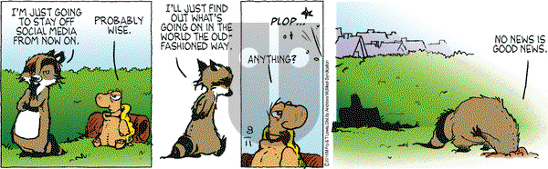 Over the Hedge on Saturday August 11, 2018 Comic Strip