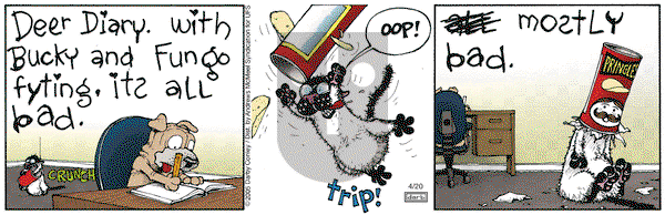 Get Fuzzy - Thursday April 20, 2017 Comic Strip