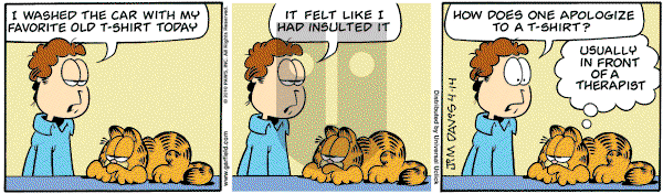 Garfield - Wednesday April 14, 2010 Comic Strip