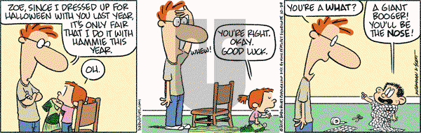 Baby Blues on Thursday October 29, 2015 Comic Strip