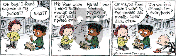 Cul de Sac on Thursday December 13, 2012 Comic Strip