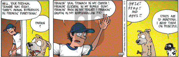 Get Fuzzy on Wednesday August 15, 2007 Comic Strip