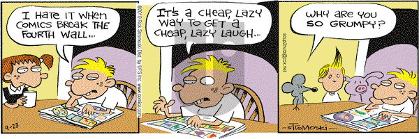 Soup to Nutz - Old on Thursday September 23, 2010 Comic Strip