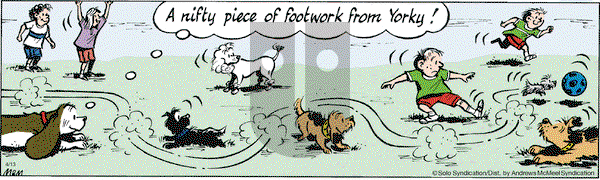 Fred Basset on Saturday April 13, 2019 Comic Strip