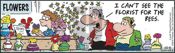 Frank and Ernest on Wednesday October 5, 2016 Comic Strip