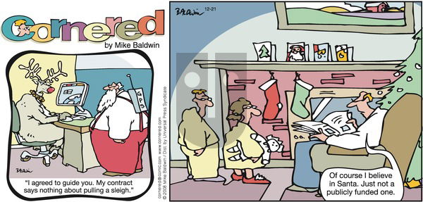 Cornered on Sunday December 21, 2008 Comic Strip