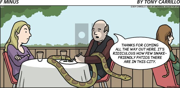 F Minus on Sunday July 6, 2014 Comic Strip