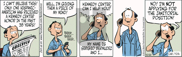 Baldo on Wednesday December 26, 2012 Comic Strip