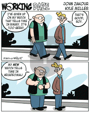 Working Daze on Saturday April 1, 2006 Comic Strip