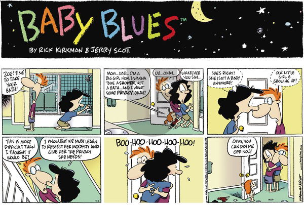 Baby Blues on Sunday July 2, 2000 Comic Strip