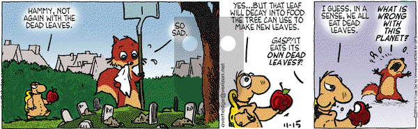 Over the Hedge on Tuesday November 15, 2011 Comic Strip
