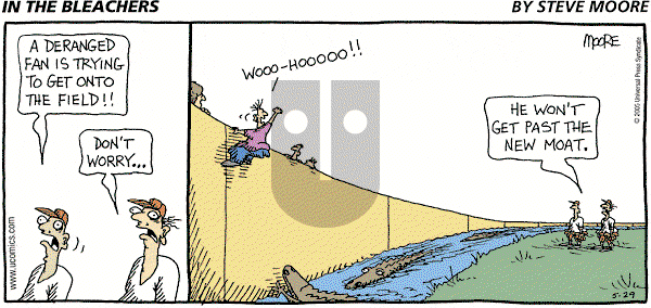 In the Bleachers - Sunday May 29, 2005 Comic Strip