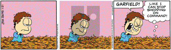 Garfield on Friday January 21, 2005 Comic Strip