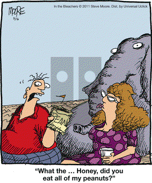 In the Bleachers on Saturday July 16, 2011 Comic Strip