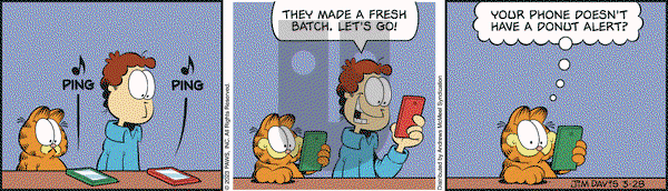 Garfield - Tuesday March 28, 2023 Comic Strip
