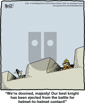 In the Bleachers on Tuesday May 24, 2016 Comic Strip