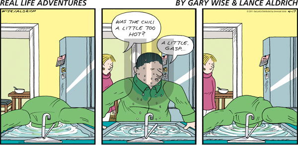 Real Life Adventures on Wednesday April 16, 2025 Comic Strip