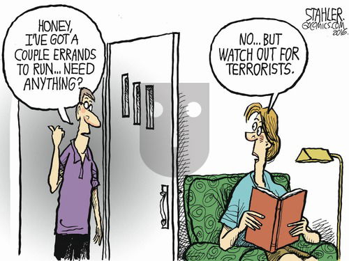 Jeff Stahler on Sunday July 17, 2016 Comic Strip