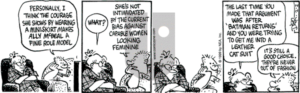 Betty on Tuesday February 2, 1999 Comic Strip