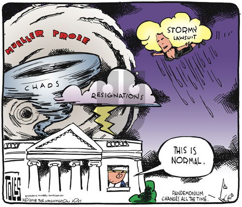 Tom Toles on Sunday March 11, 2018 Comic Strip
