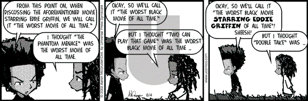 The Boondocks on Tuesday March 18, 2025 Comic Strip