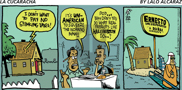 La Cucaracha on Sunday April 15, 2007 Comic Strip