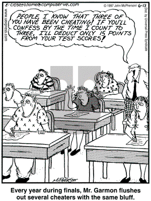 Close to Home on Friday June 13, 1997 Comic Strip