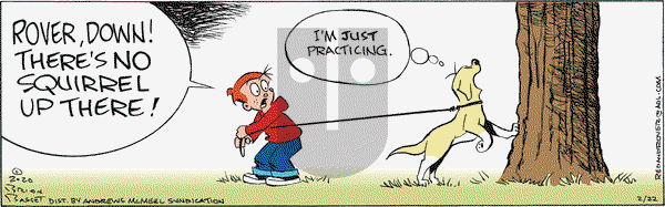 Red and Rover on Saturday February 22, 2020 Comic Strip