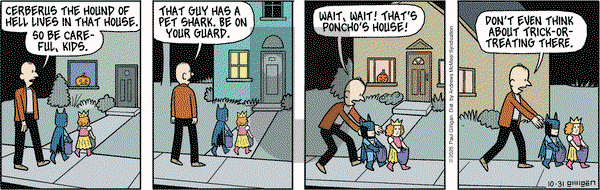 Pooch Cafe on Friday October 31, 2025 Comic Strip