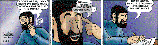Alley Oop on Thursday November 27, 2014 Comic Strip