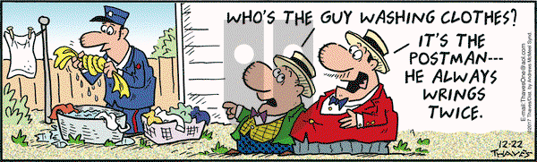 Frank and Ernest on Friday December 22, 2017 Comic Strip