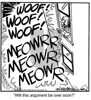 Marmaduke on Wednesday January 24, 2007 Comic Strip